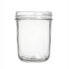 Glassware Factory al por mayor 150 ml 500ml 650ml Caviar de boca ancha Caviar y botellas de vidrio grande