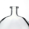 Botella De Vidrio Redonda Plana 250ml Para Cristalería De Licor Whisky KDG