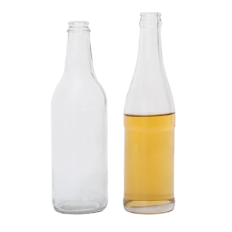 Botellas de agua de vidrio de 350 ml con tapas Botellas de vino Envasado de bebidas