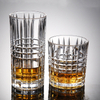 Vaso de whisky de diamante diseñado Vasos de vidrio para beber reutilizables para el hogar de 400 ml