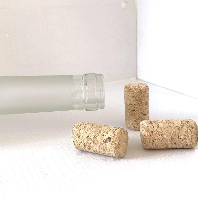 Botellas de vino de cristal de Burdeos de 750 ml con tapas de corcho