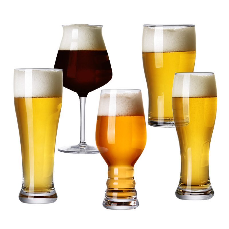 "Fábrica de cristalería Custom 300ml Vasos de cerveza clásicos Tazas de vidrio a granel"