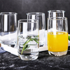 Juegos de vasos de agua de vidrio 280ml Uso familiar en el hogar