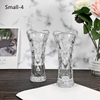 Florero de cristal transparente de decoración casera nórdica de diferentes estilos