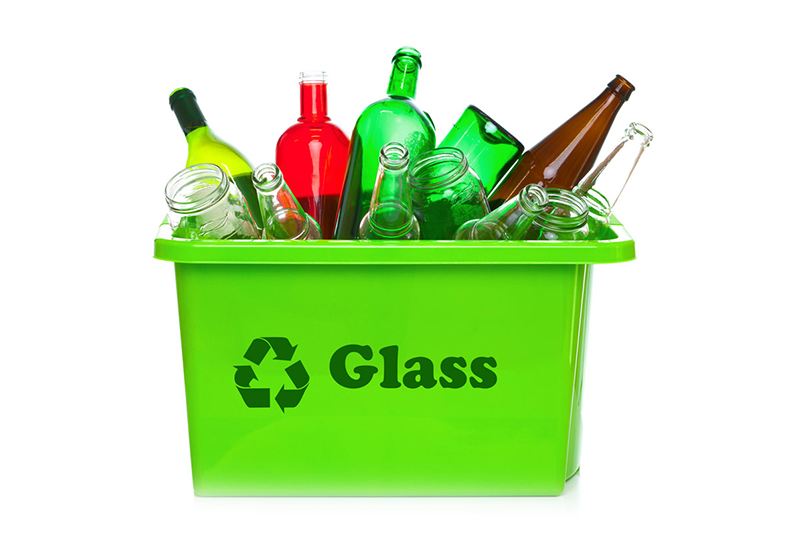 Datos de reciclaje de vidrio en el mundo.