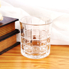 Tazas calientes del licor del cristal del diseño de la tela escocesa de la venta de 360ml