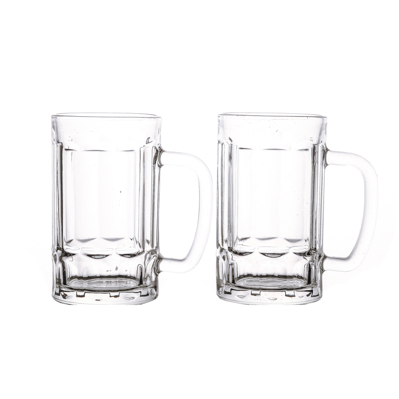 Vasos de refrigeración por congelación Taza Taza de vidrio de café helado de 380 ml