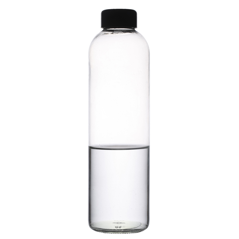 Botellas de agua de 750 ml, envases de vidrio, jugo de bebidas, botella para beber al por mayor