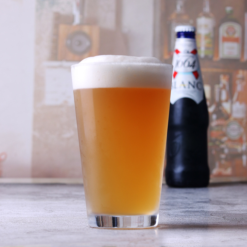 Jarras de cerveza de vidrio de 200 ml Vaso de vidrio de bebida de jugo de cerveza helada